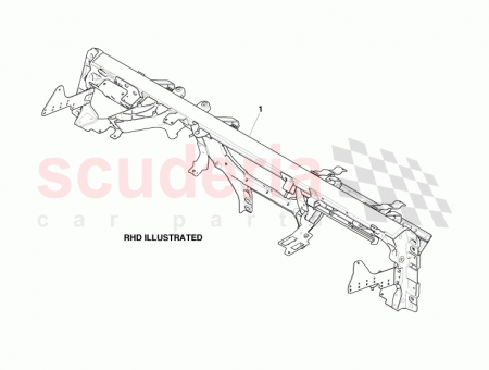 Photo of Reinforcement assy cross car beam RHD…