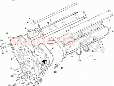 Photo of CAM COVER LH AY93 6A505…