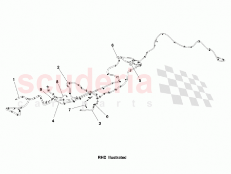 Photo of Cable assy BDS to bulkhd stud to engine…