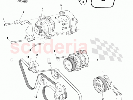 Photo of Bracket Alternator Harness Support AD23 14W163…