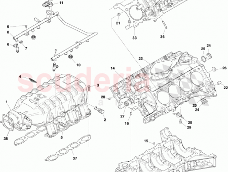 Photo of MANIFOLD INTAKE BG33 9C663…