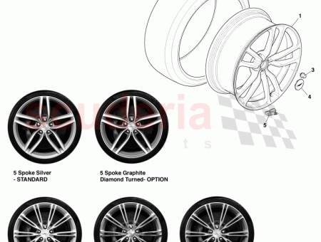 Photo of Wheel Rear 20 inch 10 Spoke Forged Liquid…