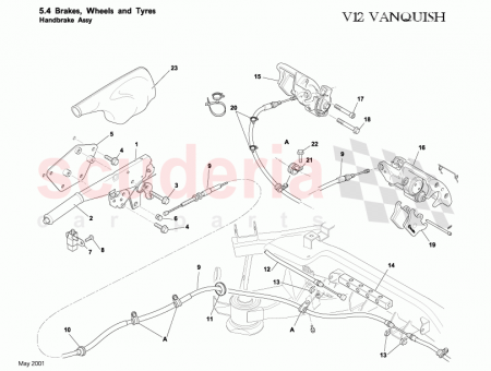 Photo of SPRING PARK BRAKE RETURN LH 5R13 2N791…