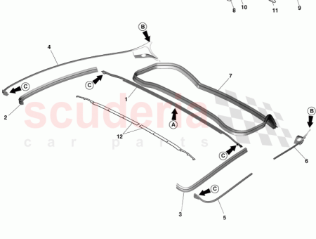 Photo of Retainer Weatherstrip ED33 53784…