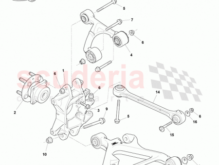 Photo of ARM BUSHING ASSY REAR SUSPENSION UPPER RH AD43…