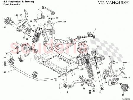 Photo of ARM ASSY FRONT SUSPENSION LOWER LH 1R12 232163…