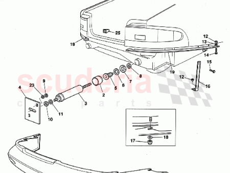 Photo of BUMPER ASSY REAR COMPLETE USA GULF 72…