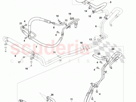 Photo of HOSE ASSY PAS PRESSURE LINE PUMP TO GEAR…