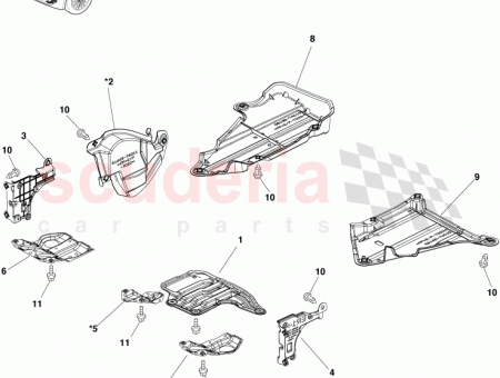 Photo of Guard Sub Assy Side Bumper Lower LH 52908…