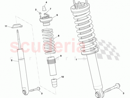 Photo of ASSY SPRING ISOLATOR REAR COUPE 6G43 5B669…