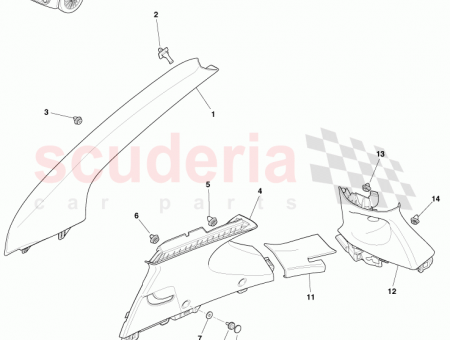 Photo of Trim Assy A Pillar LH AY2Y 68271…