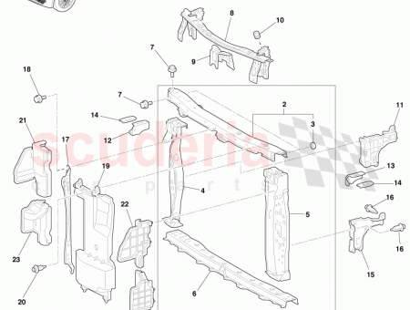 Photo of Reinforcement Radiator Support lower 53283…