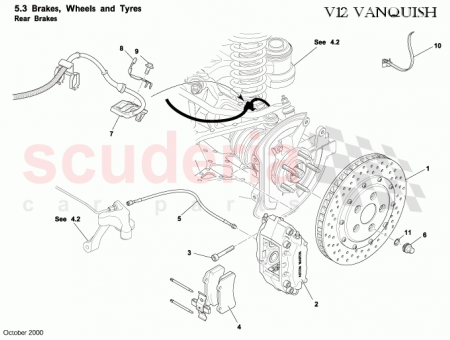 Photo of ASSY CALIPER BRAKE REAR RH 1R12 280468…