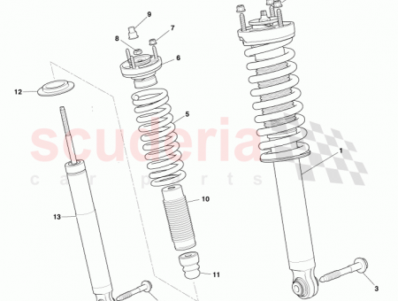 Photo of Spring damper assy rear CPE…