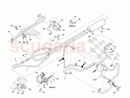 Photo of BRACKET AXLE COOLER PIPE CLIP MIDDLE EAST 1R12…