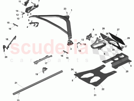 Photo of Bracket Front Cross Brace RH GODG43 108A86…