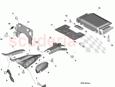 Photo of Heat Shield Deflector Front Floor DG43 11398…