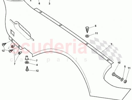 Photo of BRACKET ASSY CLOSING UPPER RH 62…