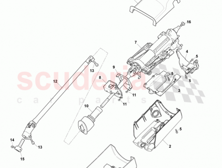 Photo of Gaiter Steering Column RHD 4G43 3D677…