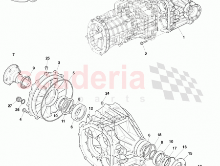 Photo of Retainer Differential Output Shaft Bearing CY83 27…