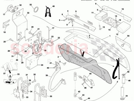 Photo of Trim panel assy trunk lid RH…