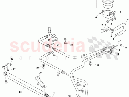 Photo of HIGH PRESSURE PAS HOSE ASSY PUMP TO GEAR…