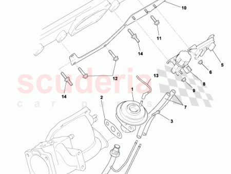 Photo of TUBE EGR MANIFOLD LH 35…