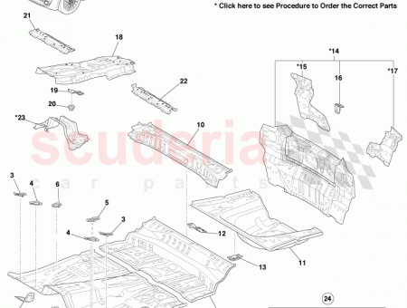 Photo of Plate Front Floor Side Rear LH 58149…