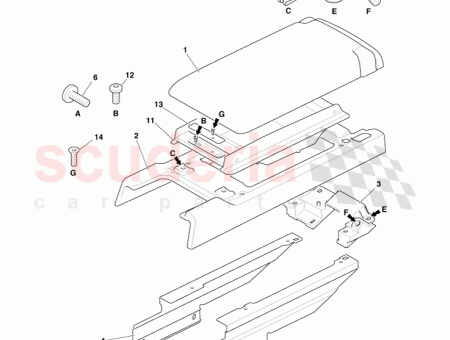 Photo of Reinforcement Assy Console Panel LH 4G43 043B05…