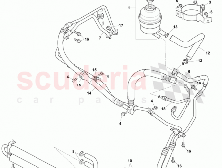 Photo of Hose Return Cooler to Reservoir CD33 3A713…