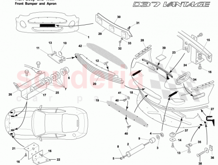 Photo of BUMPER SUPPORT BRKT RH 72 123142…