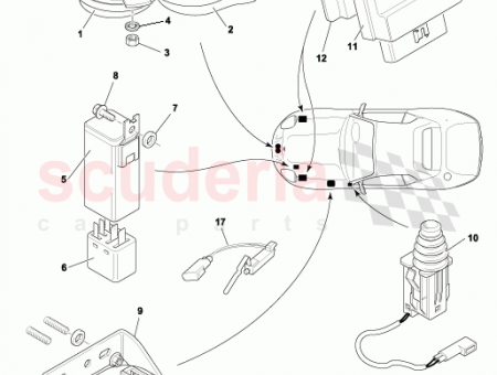 Photo of SECURITY SIREN ASSY 37…