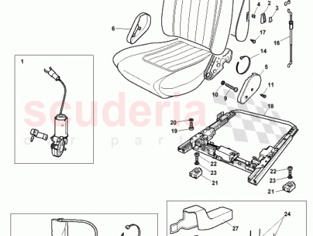 Photo of Cover squab mechanism inner RH 7484015…