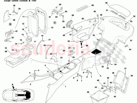 Photo of CONSOLE CUBBY BOX REAR 83…