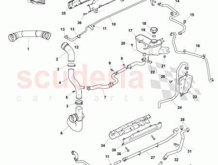 Photo of HOSE RADIAOTR OVERFLOW EXT 6G33 8N029…