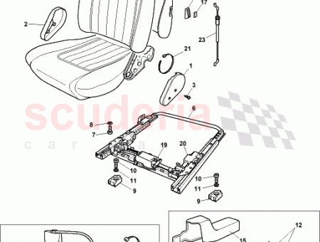 Photo of SEAT SLIDE ASSY LH WITH HEIGHT RISE NOW…