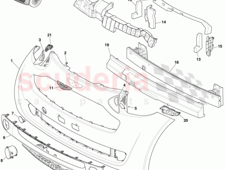 Photo of Retainer Front Bumper Right Side 52535…