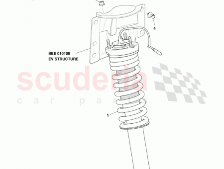 Photo of REAR SPRING DAMPER ASSEMBLY CG43 18W002…