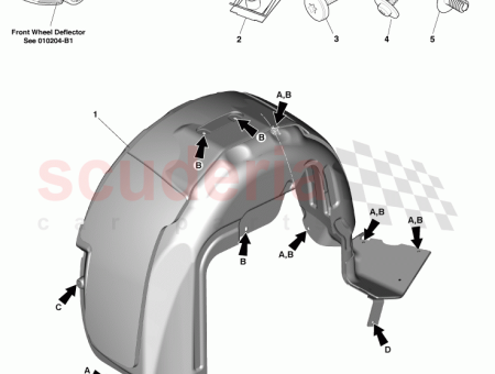 Photo of REAR WHEEL ARCH CY83 54279D22…