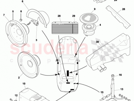 Photo of SUB WOOFER ASSEMBLY 37 122869…