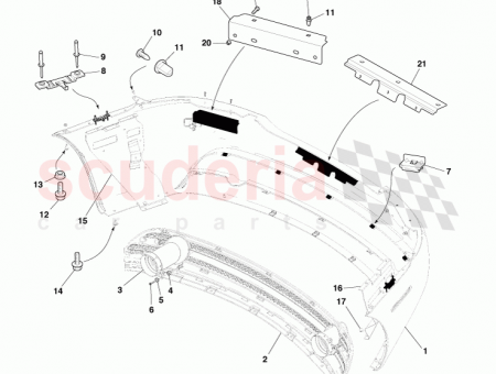 Photo of Bracket Bumper Mounting Outer 4G43 17B930…