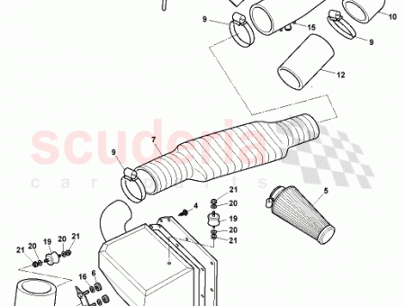 Photo of Hose duct elbow to throttle body…