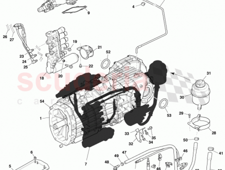 Photo of SNS ASSEMBLY TRANSMISSION ACTUATOR PSN 6G33 7J269…