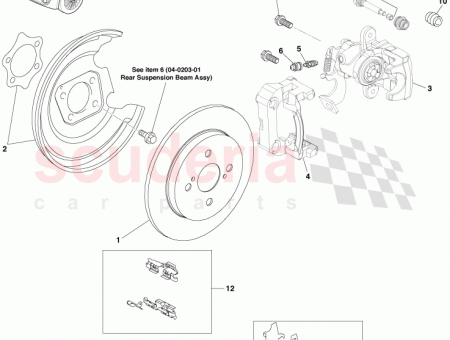 Photo of Bolt Rear Caliper Mount to Beam 90105…