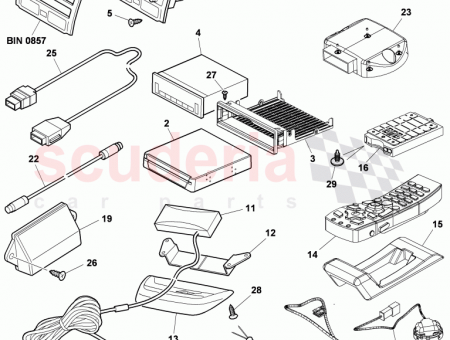 Photo of antenna cable electrical parts for road toll system…