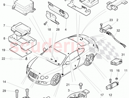 Photo of control unit for opening boot lid…