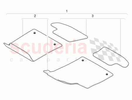 Photo of 1 set floor mats Deep Pile 1 set…