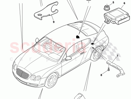 Photo of wiring conduit rear axle…