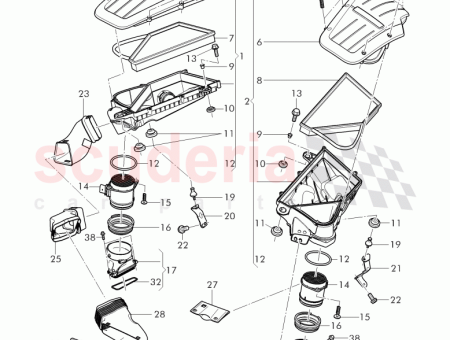 Photo of mass air flow sensor 07V 906 461…