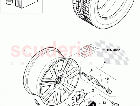 Photo of aluminium rim…